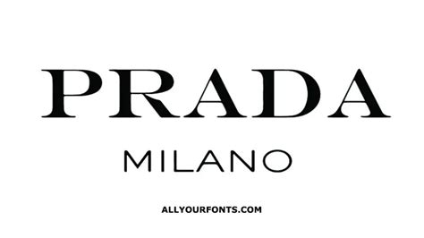 what font does Prada use